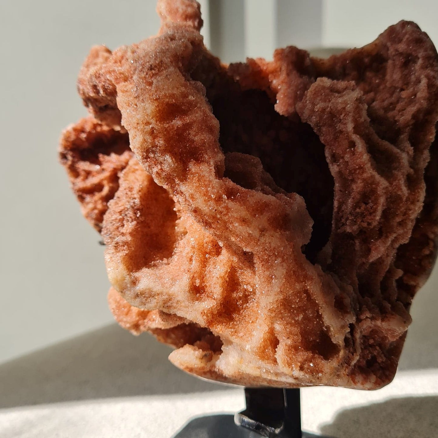 pink amethyst "coral heart"