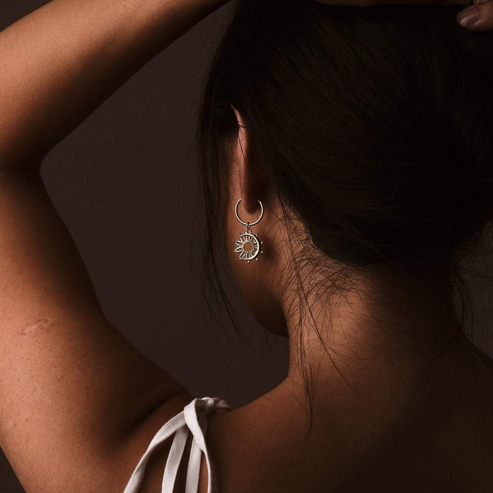 ella celestial hoop earrings