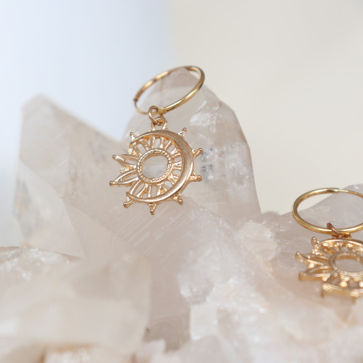 ella celestial hoop earrings