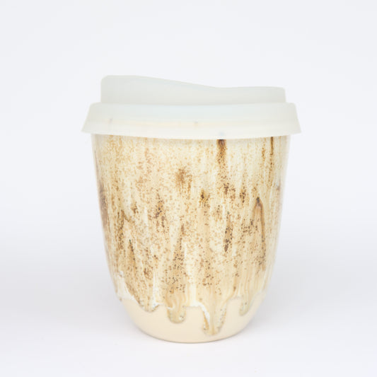 pottery keep cup - tall