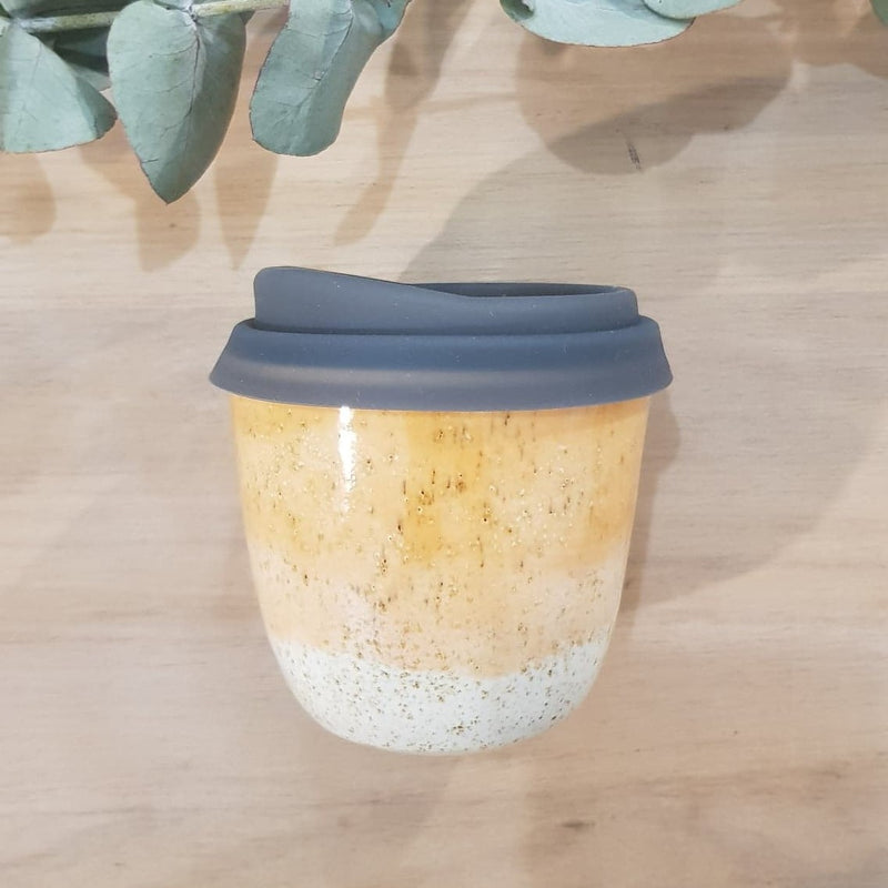 pottery keep cup - short