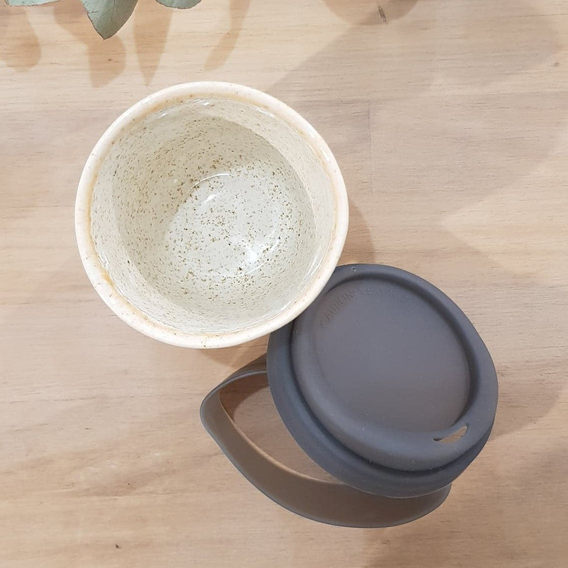 pottery keep cup - short
