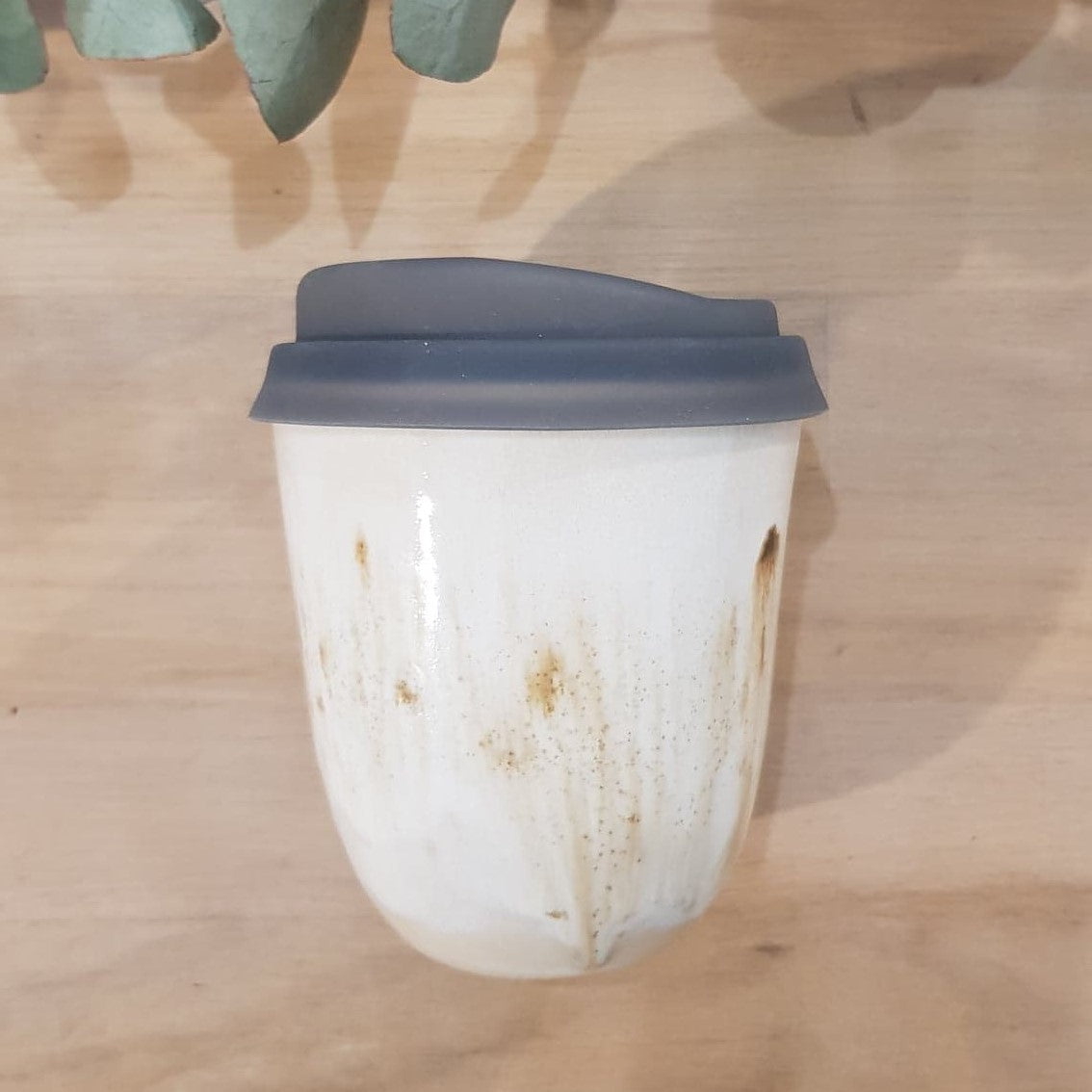 pottery keep cup - tall
