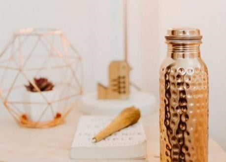 copper water bottle